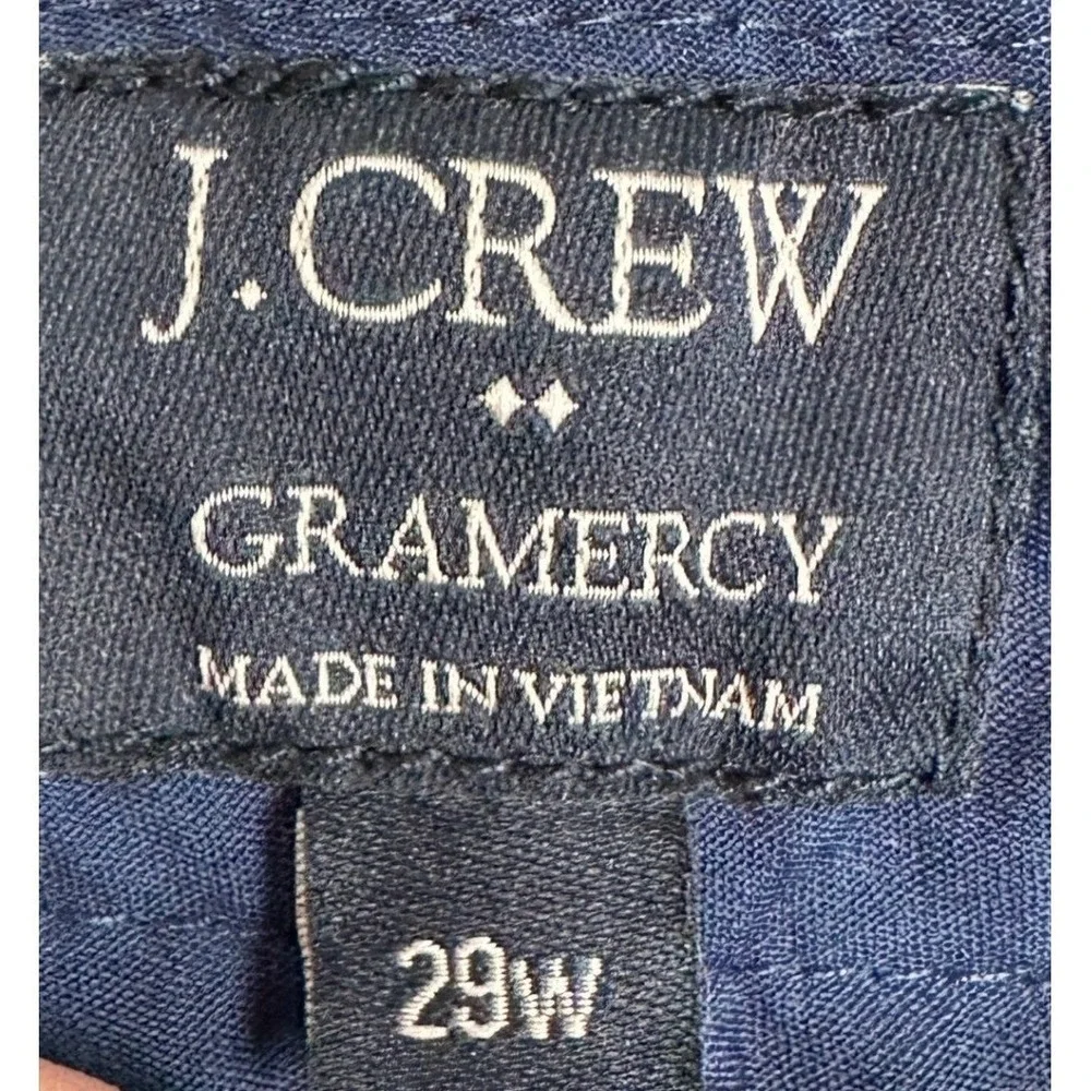 NEW J Crew Gramercy Shorts Mens 29 Navy Blue Chino Flat Front Casual Outdoor